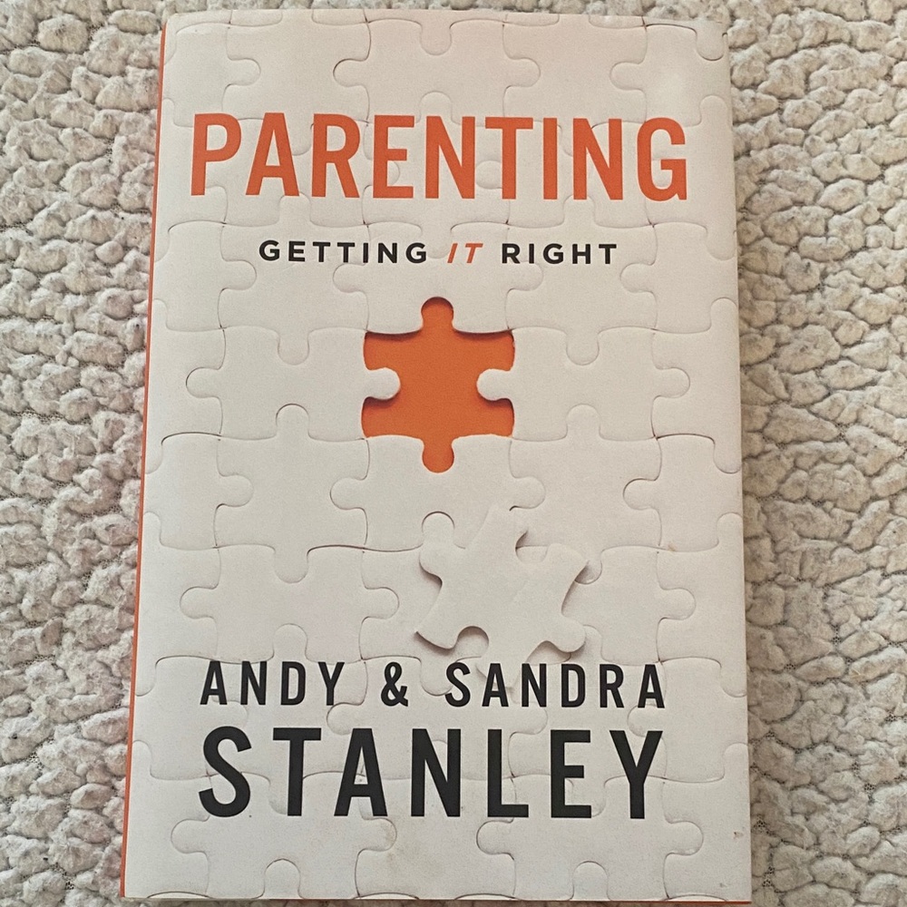 Parenting Book by Andy & Sandra Stanley - Orange and White Cover